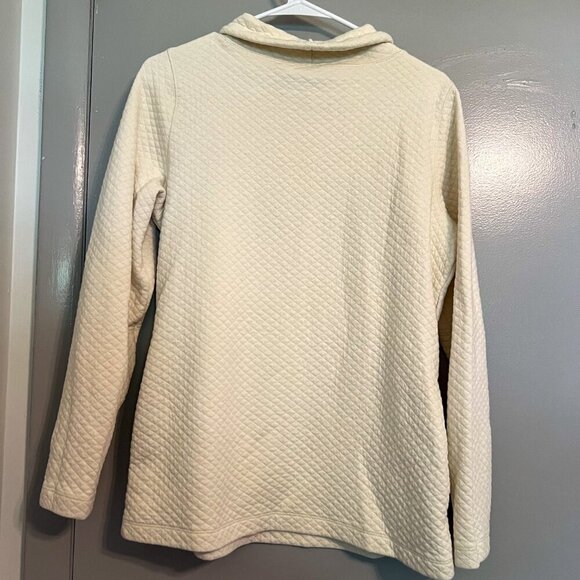 L.L. Bean Women's SoftLight Quilted Top, Funnelneck Pullover Size S - Picture 9 of 9